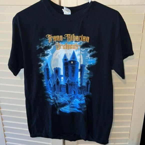 TRANS SIBERIAN ORCHESTRA TSO 2016 short SLEEVE TOUR T-SHIRT MEDIUM BLACK - Picture 1 of 4